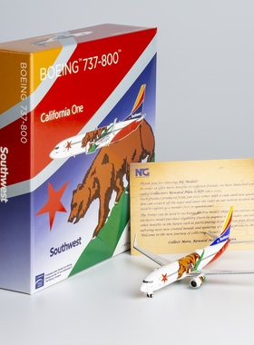 NGmodel 1:400 合金飞机模型 美国西南航空 B737-800/w N8653A