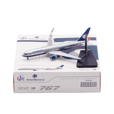 合金客机模型墨西哥航空波音
