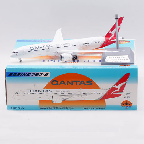 Inflight 1:200 飞机模型 合金 澳洲航空 波音 B787-9 VH-ZNC