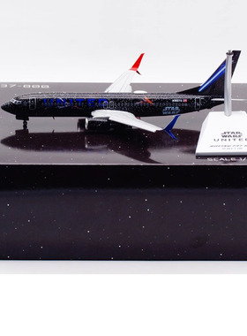 Jcwings 1/200 合金飞机模型 联合航空 B737-800 N36272 襟翼版