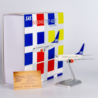 合金飞机模型北欧航空B737