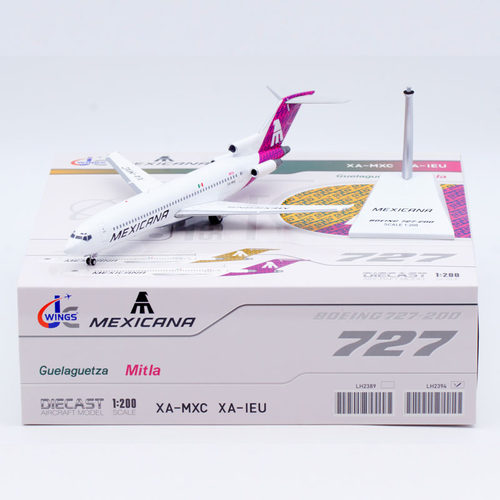 合金飞机模型墨西哥航空B727