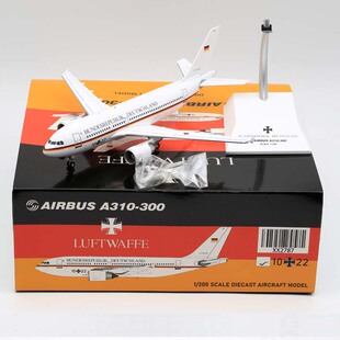 JC WINGS 1:200 合金飞机模型 空客 A310-300 德国空军 10+22