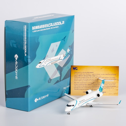 合金飞机模型AirDolomitiCRJ