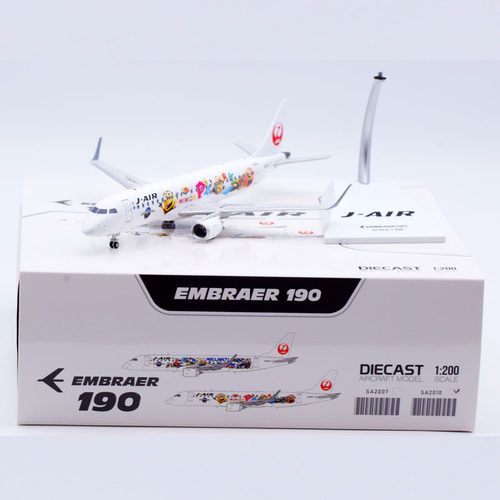合金飞机模型日本航空ERJ-190