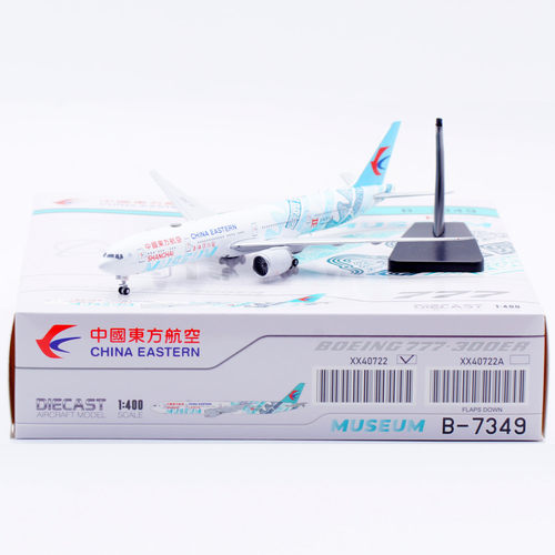 JCwings 1:400 合金飞机模型 东方航空 B777-300ER B-7349