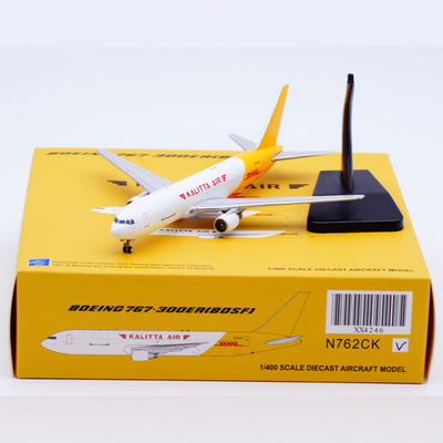 合金客机模型卡利塔航空B767