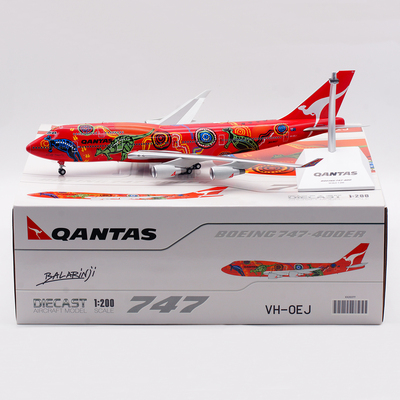 合金飞机模型澳洲航空B747