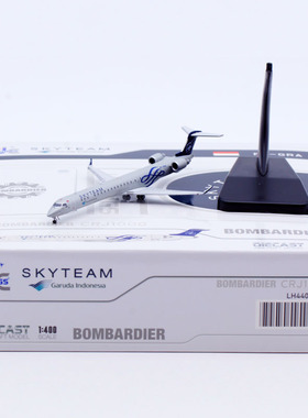 1:400 JC Wing 合金客机模型 加鲁达  CRJ1000ER PK-GRA天合联盟