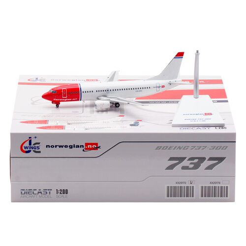 合金飞机模型挪威航空B737