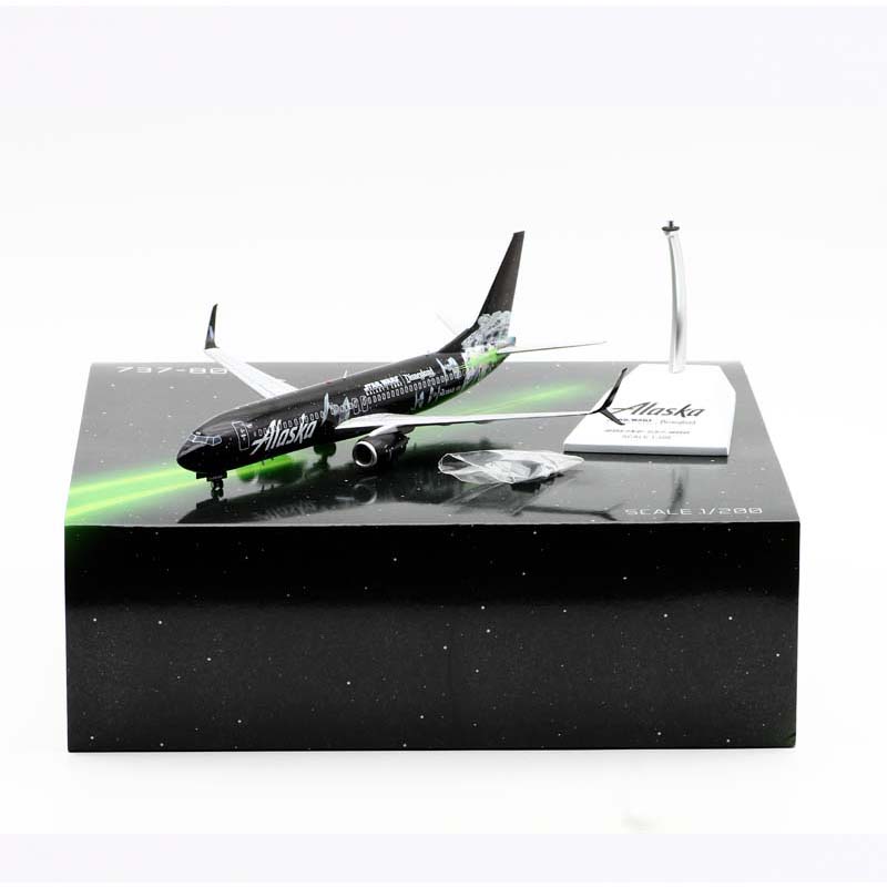 合金飞机模型阿拉斯加航空