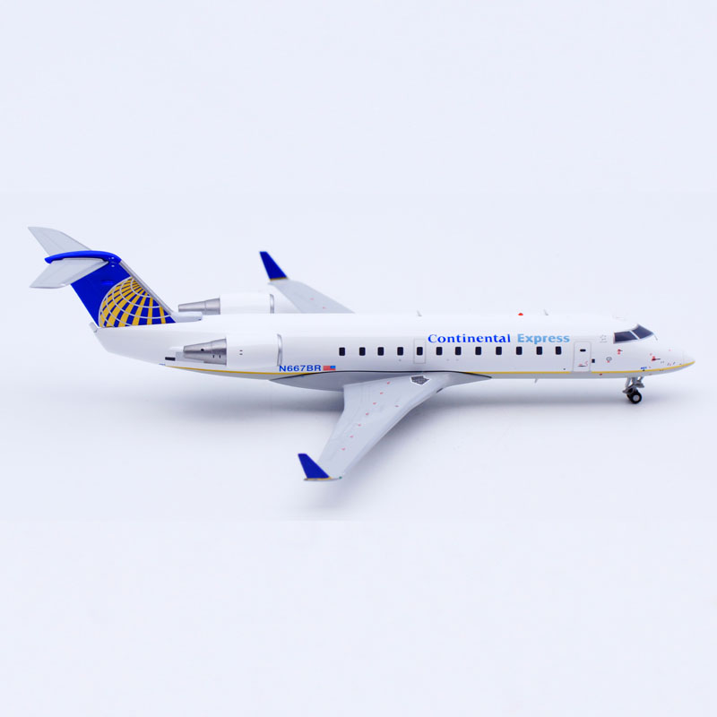 JCWINGS 1/200 合金飞机模型 美国联合航空 CRJ-200ER  N667BR 玩具/童车/益智/积木/模型 飞机模型 原图主图