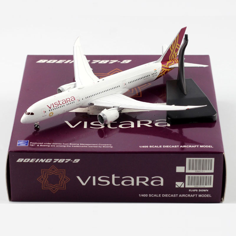 合金飞机模型印度B787-9