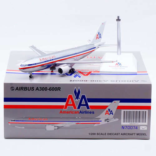 Jcwings 1/200 合金飞机模型 美国航空 A300-600R N70074