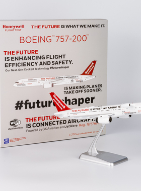 NGmodel 1:200 合金飞机模型 霍尼韦尔航空 B757-200 N757HW