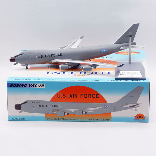 Inflight 1:200合金飞机模型 美国空军 机载激光攻击机 00-0001ED