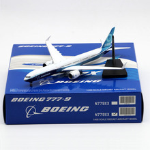 1:400 JC Wings 合金 客机模型 波音原厂涂装777-9X N779XX 折翼