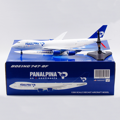 合金飞机模型泛亚班拿航空B747