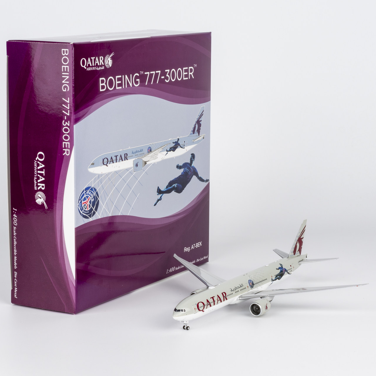 NGmodel 1:400 合金飞机模型 卡塔尔航空 B777-300ER A7-BEK