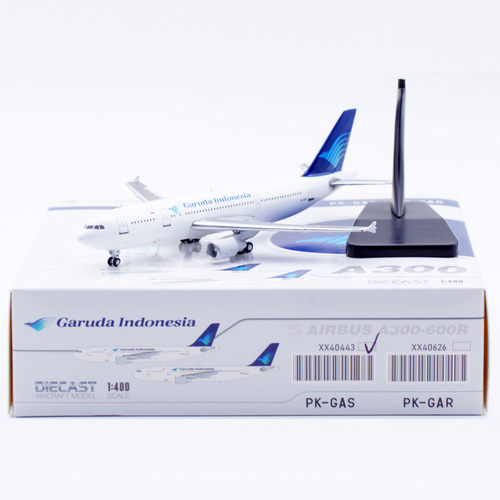 JCwings 1:400 合金飞机模型 加鲁达航空 A300-600R PK-GAS
