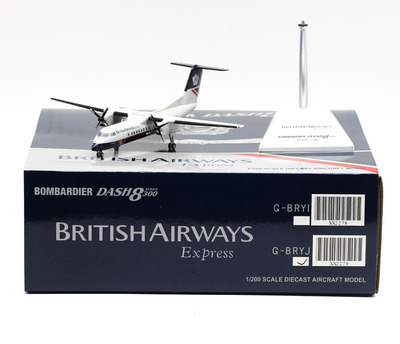 合金飞机模型Dash8-Q300