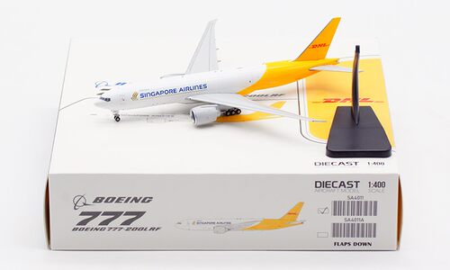 新加坡航空DHLB777合金飞机模型