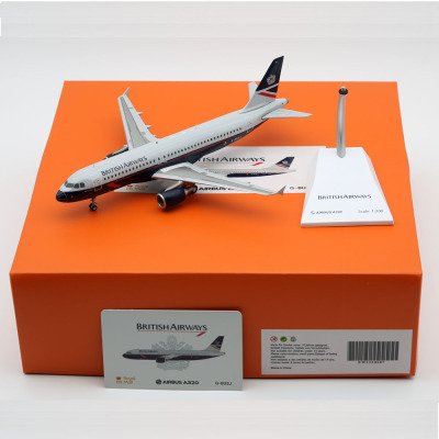 合金飞机模型英国航空A320