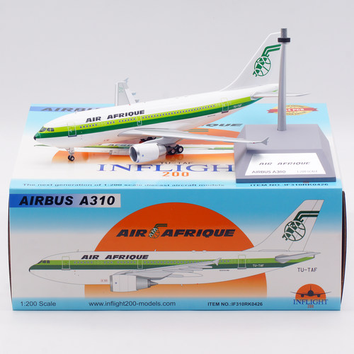 Inflight 1:200 飞机模型 合金 非洲航空 空客A310-300 TU-TAF