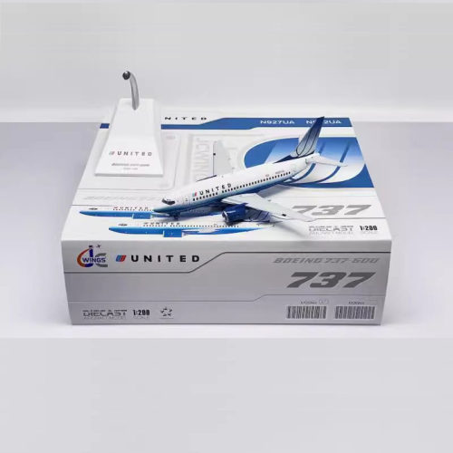 合金飞机模型美国联合航空B737
