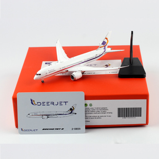 JCWINGS 1/400 合金 飞机模型  B787-8 金鹿航空 2-DEER襟翼版