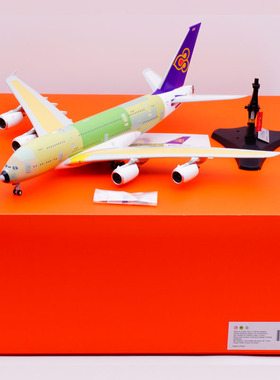 Jcwings 1/200  合金飞机模型 泰国航空 空客 A380 F-WWAO 裸机