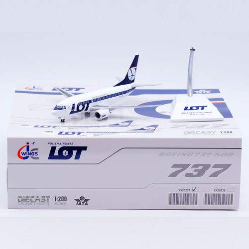 合金飞机模型波兰航空B737-500