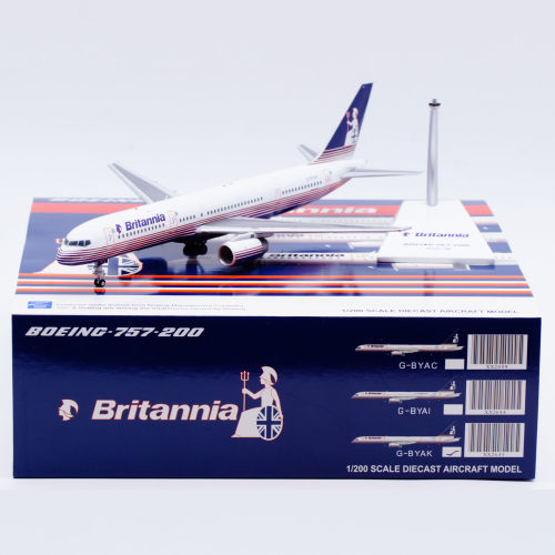 合金飞机模型大不列颠航空B757