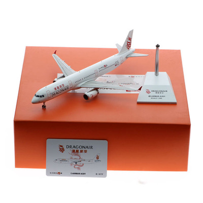 合金飞机模型港龙航空A321