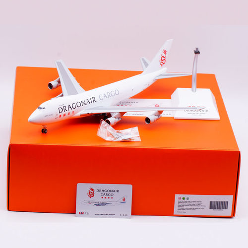 合金飞机模型香港港龙航空B747