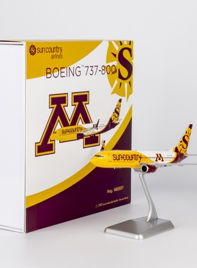 NG 1:200 合金飞机模型 太阳城航空 B737-800/w N809SY