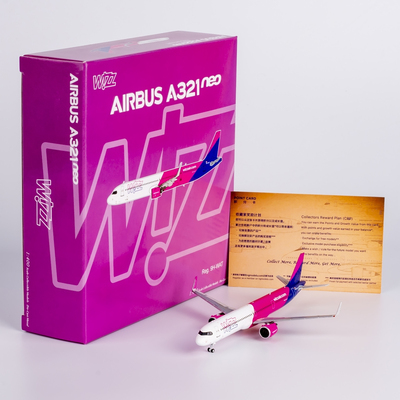 合金飞机模型匈牙利威兹A321neo