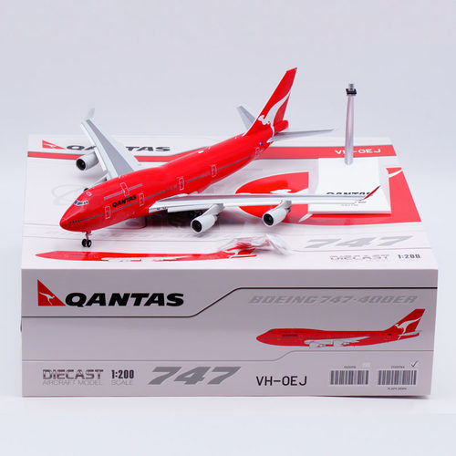 合金飞机模型澳大利亚航空747