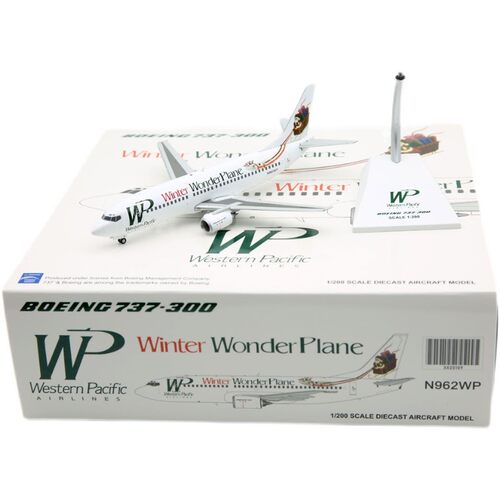 合金飞机模型西太平洋航空B737