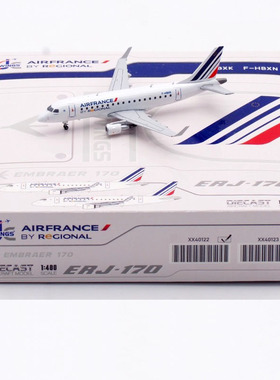 1:400 JC Wings 合金 客机模型 法国航空 Embraer 170LR F-HBXK