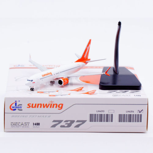 1:400 JC Wings 合金 客机模型 阳翼航空 波音 B737 MAX 8 C-FMXA