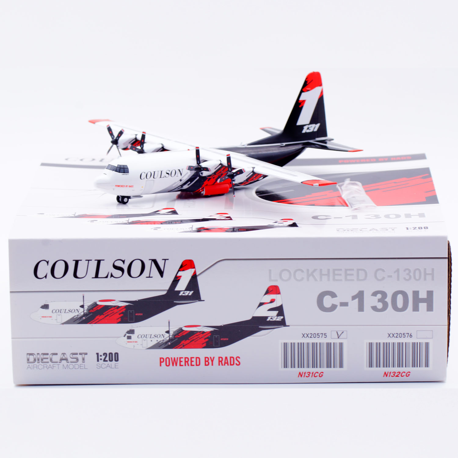 1:200 JC Wings 合金 客机模型 加拿大库尔森航空 C-130 N131CG