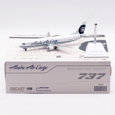 合金飞机模型阿拉斯加航空B737