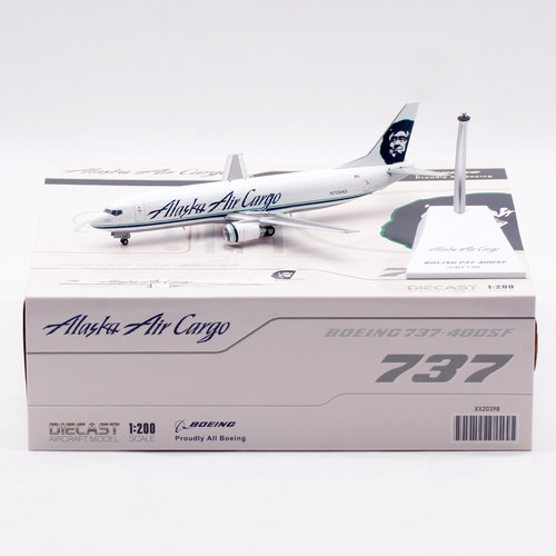 合金飞机模型阿拉斯加航空B737