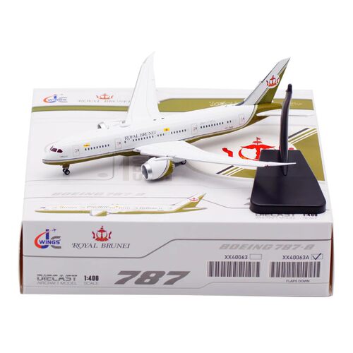 合金客机模型文莱皇家B787