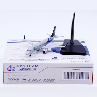 1:400 JCWing 合金 客机模型 意大利 ERJ-190STD EI-RND 天合联盟