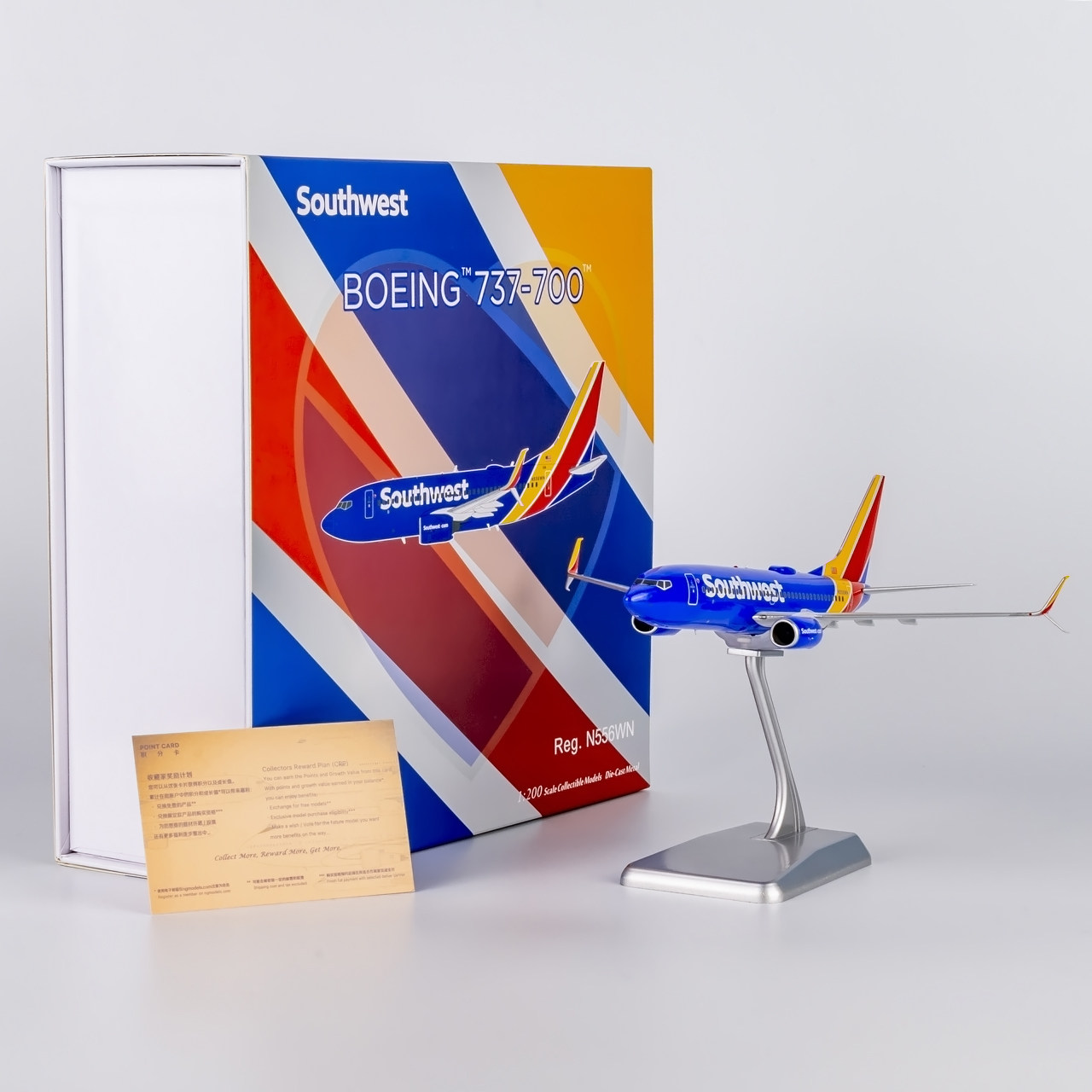 NGmodel 1:200 合金飞机模型 美国西南航空 B737-700/w N556WN