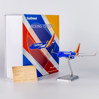 合金飞机模型美国西南B737