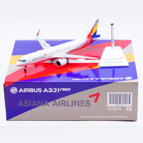 合金飞机模型韩亚航空A321NEO