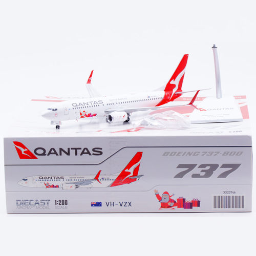 Jcwings 1/200 合金飞机模型 澳大利亚航空 B737-800 VH-VZX